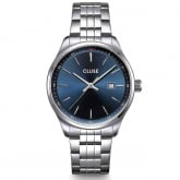 Montre Cluse Anthor Anthor Watch Steel Blue, Silver Colour