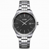 Montre Cluse Anthor Watch Steel Black, Silver Colour 