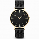 Montre Cluse Boho Chic Mesh Black, Gold Colour