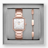 Montre Cluse Gift Box La Ttragone Watch and Bracelet Rose Gold Colour