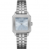 Montre Cluse Gracieuse Petite Watch Steel, Light Blue, Silver Colour 