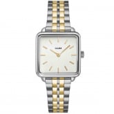 Montre Cluse La Ttragone Steel Coconut Milk, Bicolor