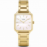 Montre Cluse La Ttragone Steel White Pearl, Gold Colour