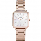 Montre Cluse La Ttragone Steel White Pearl, Rose Gold Colour