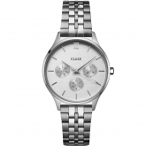 Montre Cluse Minuit Multifunction Watch Steel, Full Silver Colour