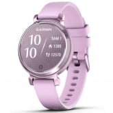 Montre Garmin Lily Metallic Lilac avec bracelet en silicone lilas