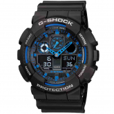 Montre GShock Classic - Srie GA-100 - Noir & Bleu