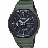 Montre GShock Classic - Srie GA-2100 - Kaki & Noir