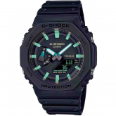 Montre GShock Classic - Srie GA-2100 - Noir & Turquoise