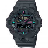 Montre GShock Classic - Srie GA-700 - Noir & Fluo