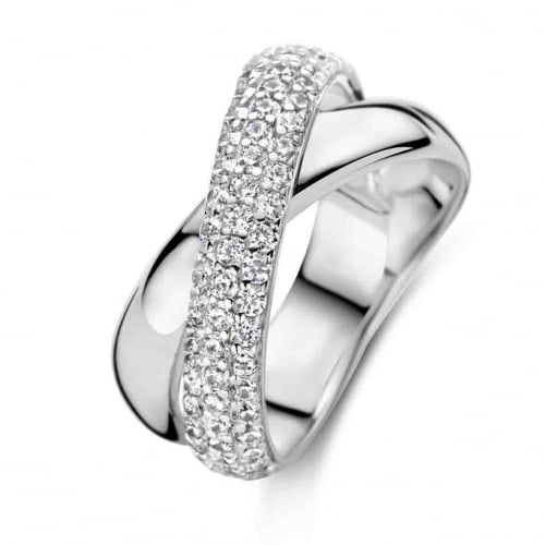 Bague argent pavage de zirconium - Naiomy Silver - Lise