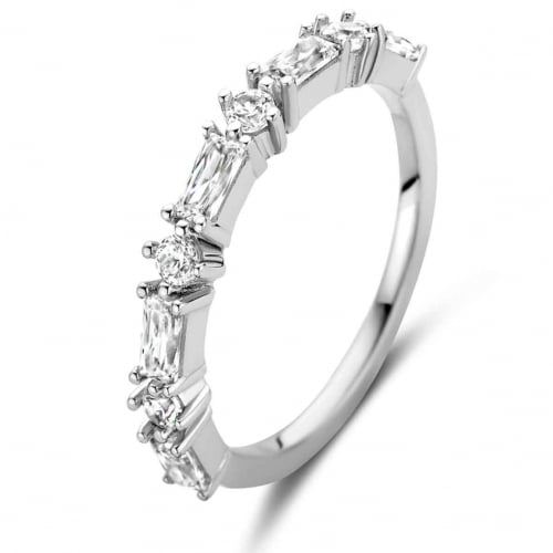 Bague Argent sertie de zirconium - Naiomy - Paola