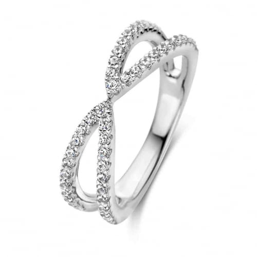 Bague argent sertie de Zirconium - Naiomy Silver - Hannah