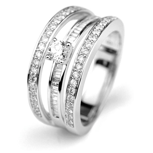 Bague de fiancaille Sabrina 0.75 ct - R6287FMPWAQ14