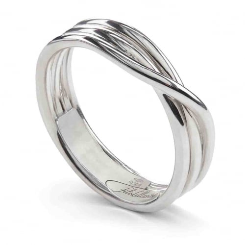 Bague Filodellavita Classic 3 Fils en Argent  925 Romantique - 6.5 mm - AN8A