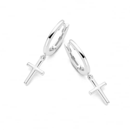 Boucles d'oreilles Argent croix - Naiomy - Delphes