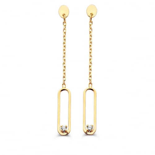 Boucles d'Oreilles Diamants 0.04 ct -Agata - 063131A