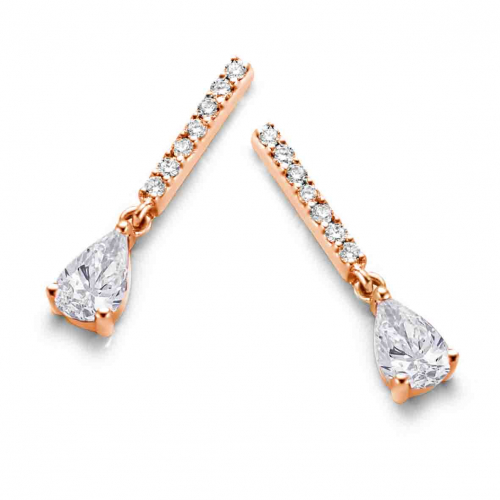 Boucles d'oreilles Diamants 0.37 ct -lauraline - 064301A