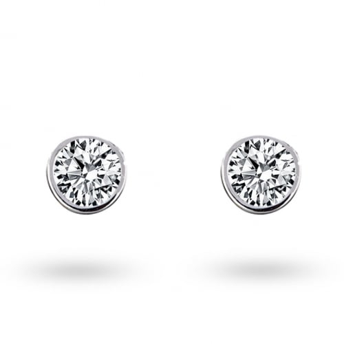 Boucles d'oreilles Diamants sertie clos  systme Alpa  0.2 ct et Or 18 ct - 750/1000 Yelena - E2739FMPWA602