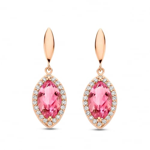 Boucles d'oreilles Etna - Tourmaline Rose - One More - Etna 065220RA
