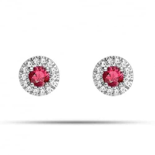 Boucles d'oreilles rubis diamant Serena - 2.2096.R1