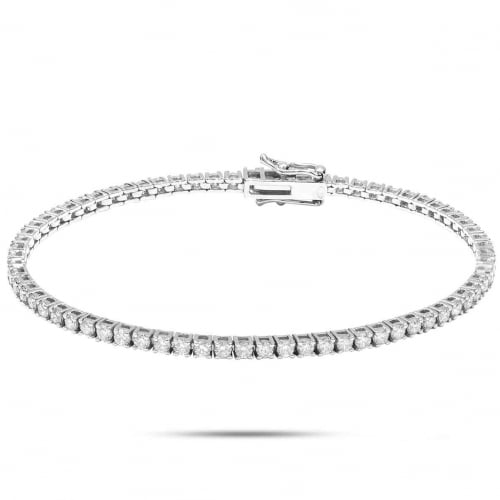 Bracelet rivire de diamants  2 ct Diamant Blanc G-VS en Or Jaune - Titaina - JM-BRAC01