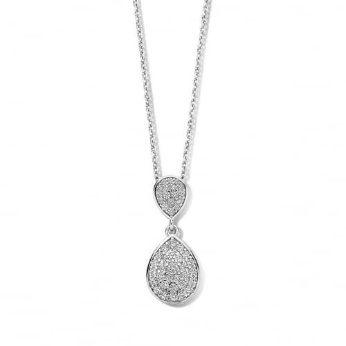 Collier Argent serti de zirconium - Naiomy - Carla