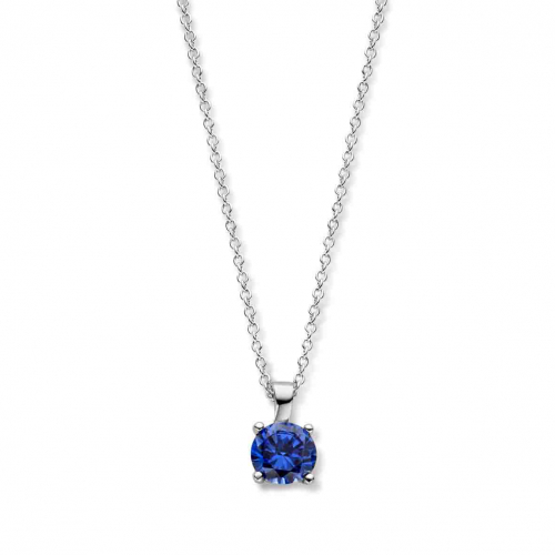 Collier Argent tanzanite synthtique - Naiomy - Iriata