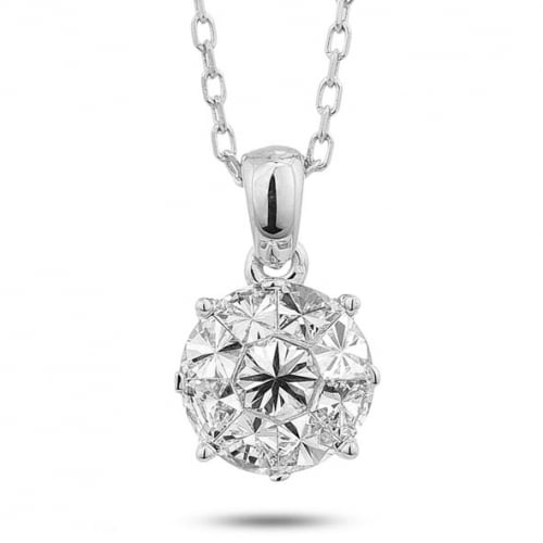 Collier Diamant 0.45 ct Or Blanc 2.35g Audrey - P5717FMPWAC00 