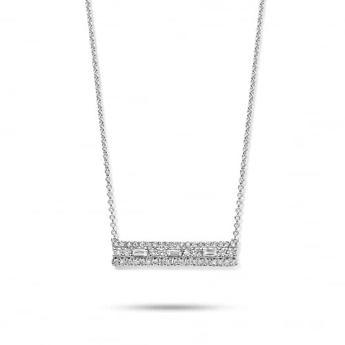 Collier Diamants Or Blanc 0.38 ct Mary - 067063A