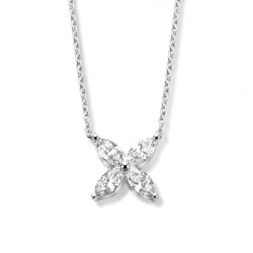 Collier Diamants Or Blanc 0.45 ct Passion - 064532A