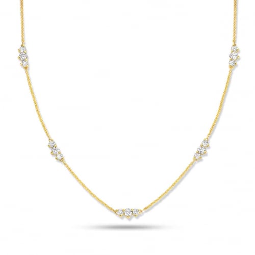 Collier Diamants Or Jaune 0.44 ct Adrienne - 067421A