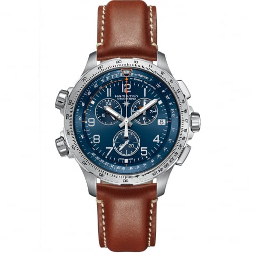 Hamilton Khaki Aviation X-Wind GMT Chrono Quartz  46 mm- H77922541