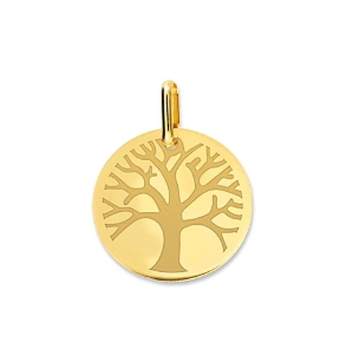 Mdaille Arbre de Vie Or Jaune - 15 mm -Zolie - XM1067