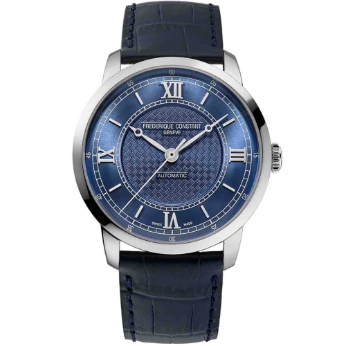 Montre Frdrique Constant Classics Premire Automatique Cadran Bleu Bracelet Cuir - FC-301N3B6