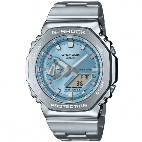 Montre GShock G-Steel - GM-2100 Series - Bleu Ciel 49.3 x 44.4 mm- GM-2110D-2A