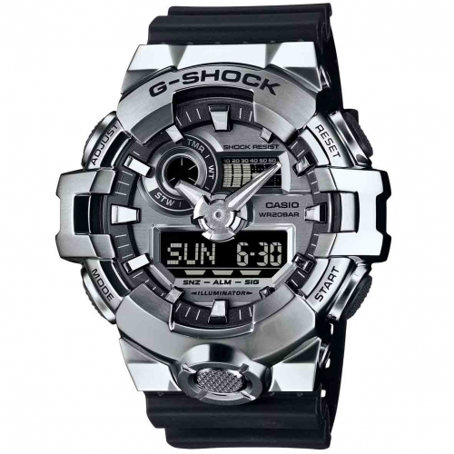 Montre GShock G-Steel - GM-700 Series - Argent 58.4 x 53.4 mm- GM-700-1A