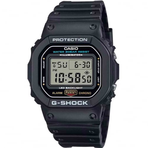 Montre GShock The Origin - Srie DW-5600 - Noir 48.9 x 42.8 mm- DW-5600UE-1