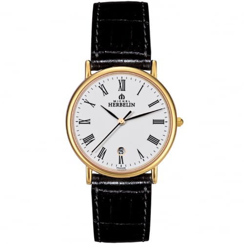 Montre Herbelin Classique Acier et PVD Dor 34 mm - 12443P01