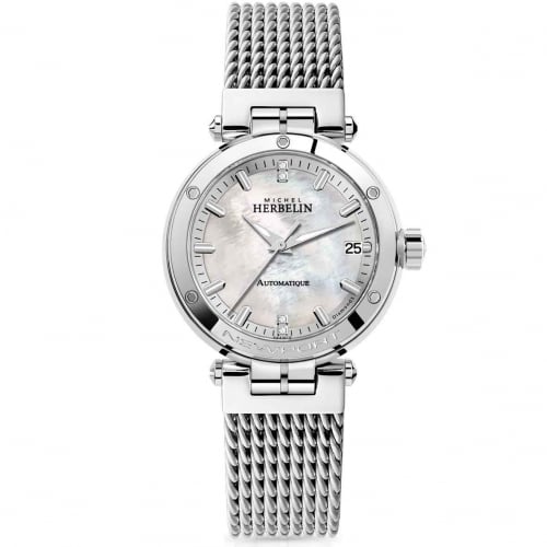 Montre Herbelin Newport Femme Automatique Diamants - 1658AP89B