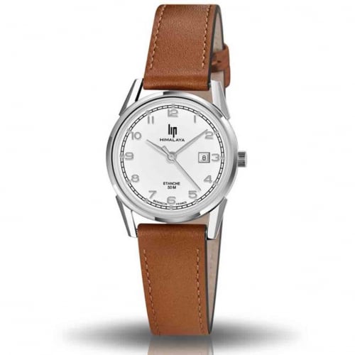 Montre Lip Himalaya 29 mm - Femme - cadran Argent- 29 mm - Acier 316L - 671611