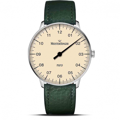 Montre MeisterSinger Neo - Ivoire avec verre saphir 36 mm- NES903-C