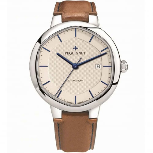 Montre Pequignet Exagone blanc 41 mm - 4470413-CM