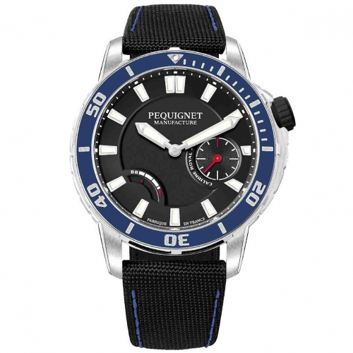 Montre Pequignet Royale 300 Automatique Cadran Noir - 9051443-Cordura