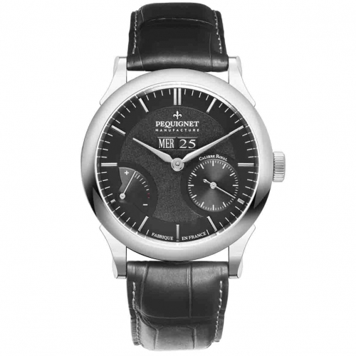 Montre Pequignet Royale Paris Automatique Cadran Gris anthracite - 9007243 