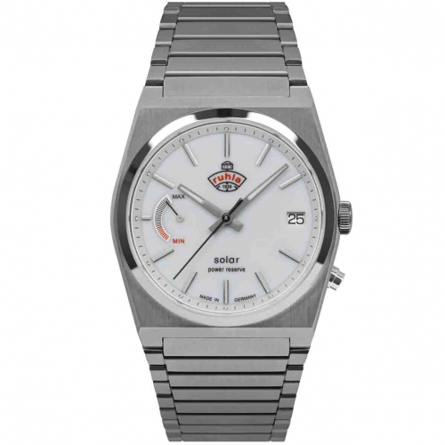 Montre Ruhla Space Control Quartz Solaire Cadran Blanc - 4640M1