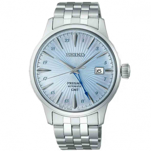 Montre Seiko Presage Cocktail Time Sky Diving  SSK037J1 Cadran Bleu Clair - 40,5 mm