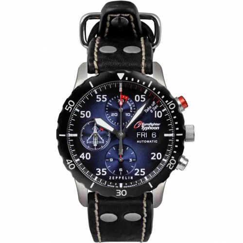 Montre Zeppelin Eurofighter Automatique Cadran Bleu - 72183