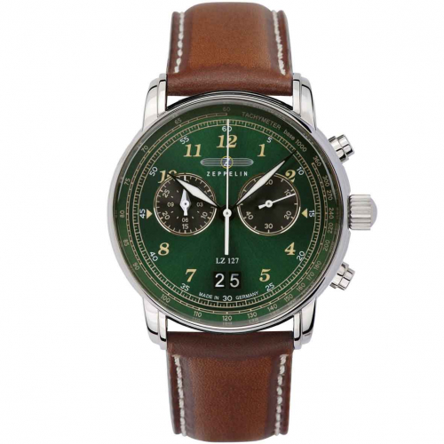 Montre Zeppelin LZ 127 Graf Zeppelin Quartz Cadran Vert - 86844