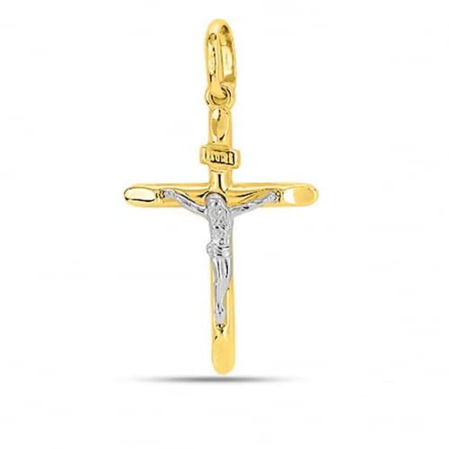 Pendentif Croix 2 Ors Marjolaine